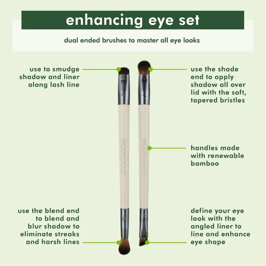 EcoTools EYE ENHANCING DUO Brush Set