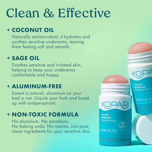 Kopari Aluminum Free Coconut Deodorant 57g
