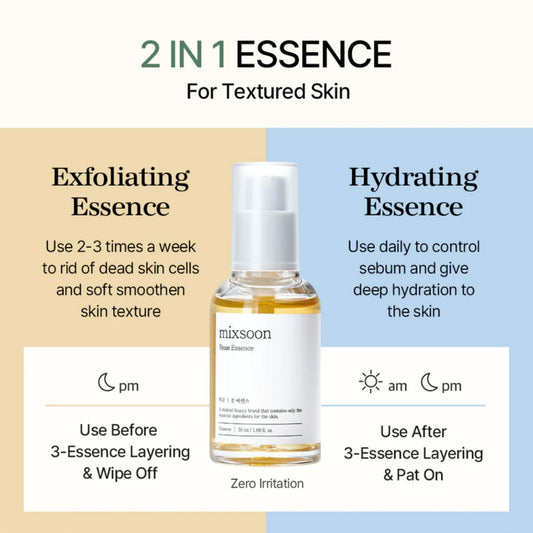 Mixsoon Bean Essence | 2-in-1 Essence for Textured Skin
