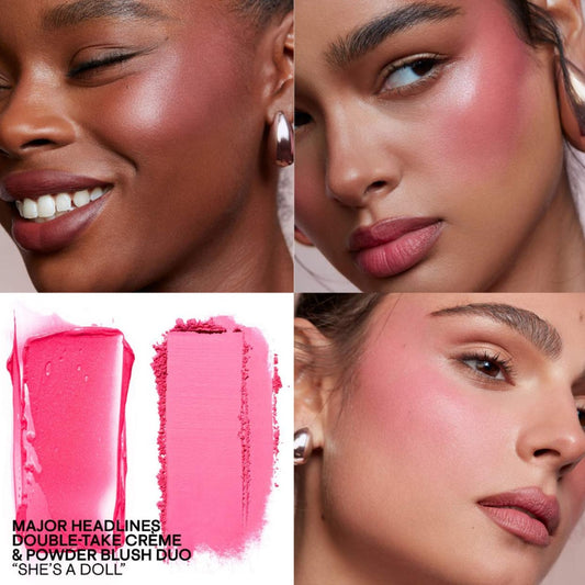 Patrick Ta Major Headlines Double-Take Crème & Powder Blush Duo