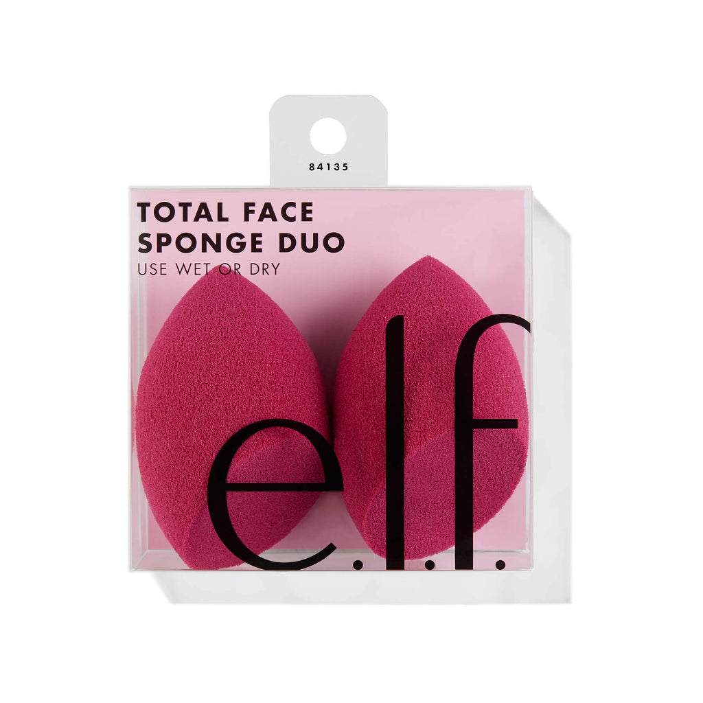 ELF Total Face Sponge Duo | Multi-Sided Sculpting Sponge