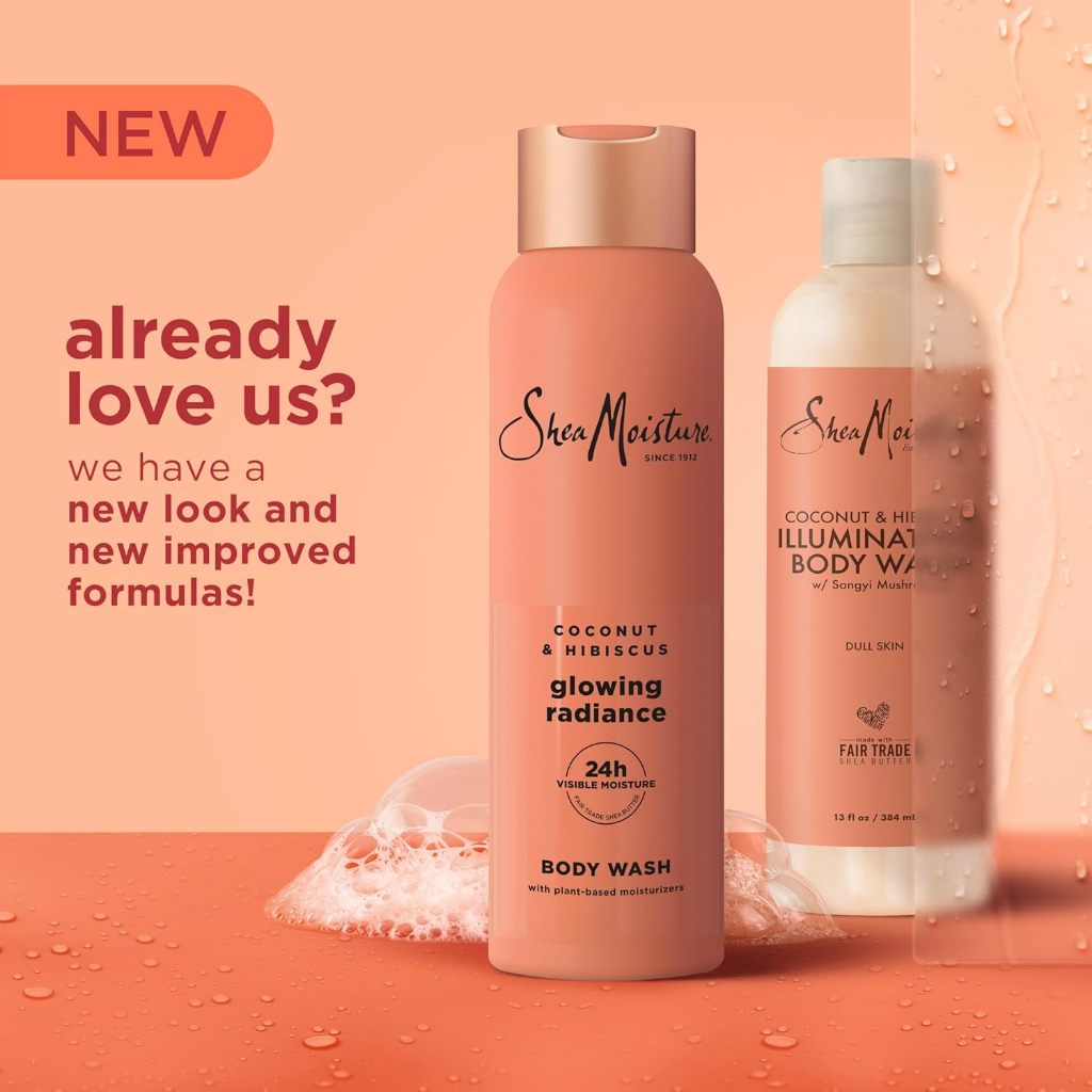 SheaMoisture Coconut & Hibiscus Body Wash 532ml