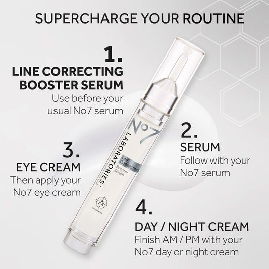 No7 Line Correcting Booster Serum 15ml | Reduces Deep Lines & Wrinkles