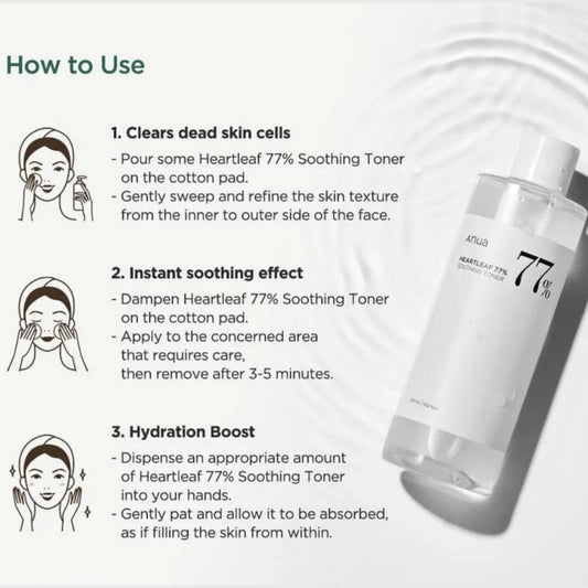 Anua Heartleaf 77% Soothing Toner