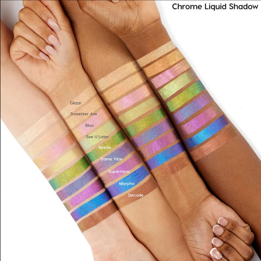 Colourpop Chrome Liquid Shadows 1.5g | Multi-Chrome Finish Eyeshadow
