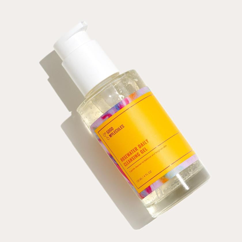 Good Molecules Rosewater Daily Cleansing Gel 120ml | Targets Dryness Impurities & Dehydration
