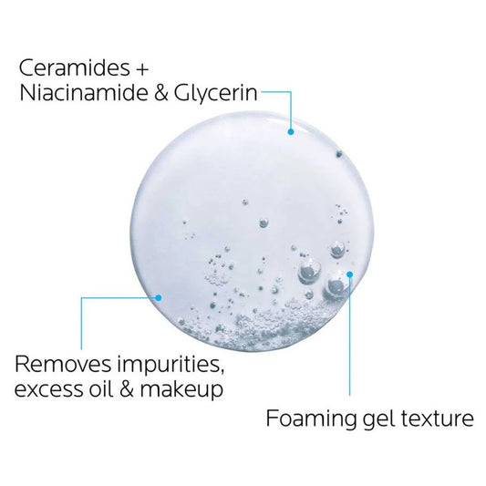 La Roche Posay Toleriane Purifying Foaming Cleanser | Normal to Oily Skin