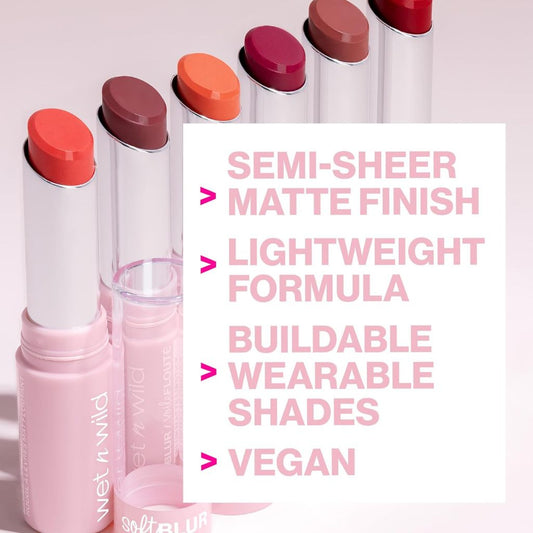 Wet n Wild Soft Blur Matte Lipstick 3.15g