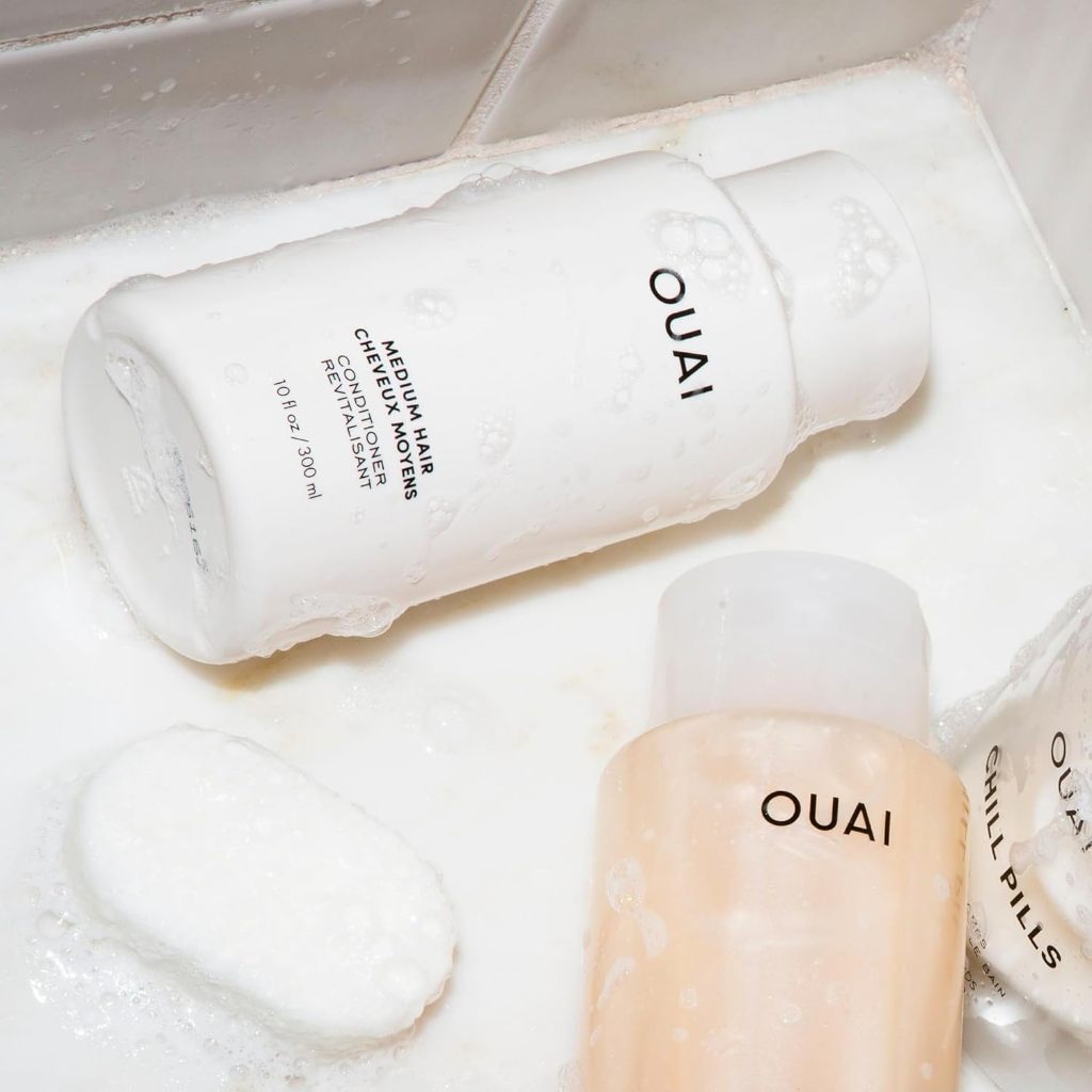Ouai Medium Hair 300ml | Shampoo & Conditioner | Cleanses & Nourishes Medium Hair