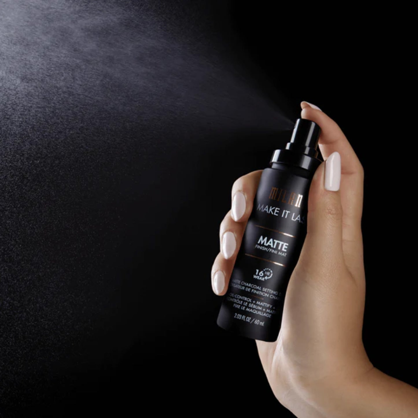 Milani Make It Last Matte Charcoal Finish Spray 60ml