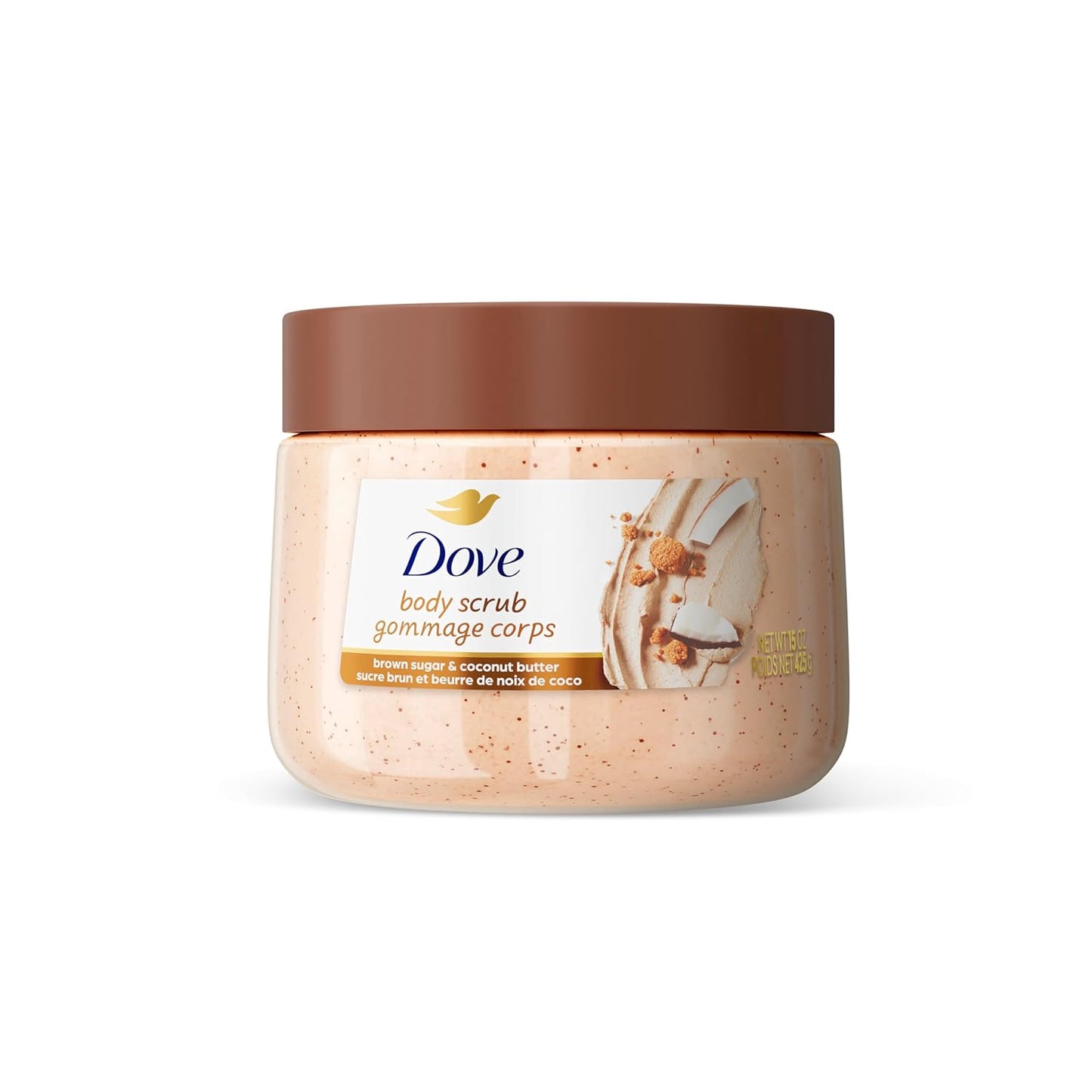 Dove Exfoliating Body Polish 298g BROWN SUGAR - NEW