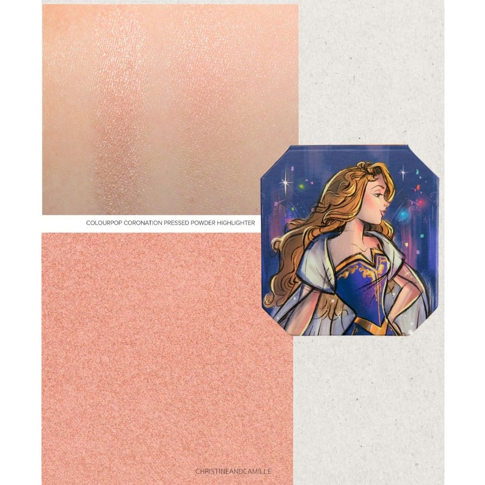Colourpop x Disney Masquerade Highighter & Blush pressed powder It's a ball pouch