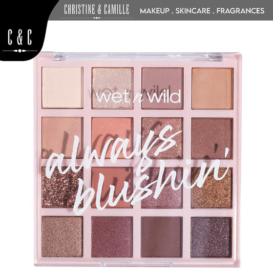 Wet n Wild 16 Pan Eyeshadow Palette Always Blushin' 15g