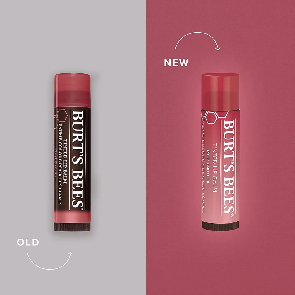 BURTS BEES Tinted Lip Balm Red Dahlia 4.25g
