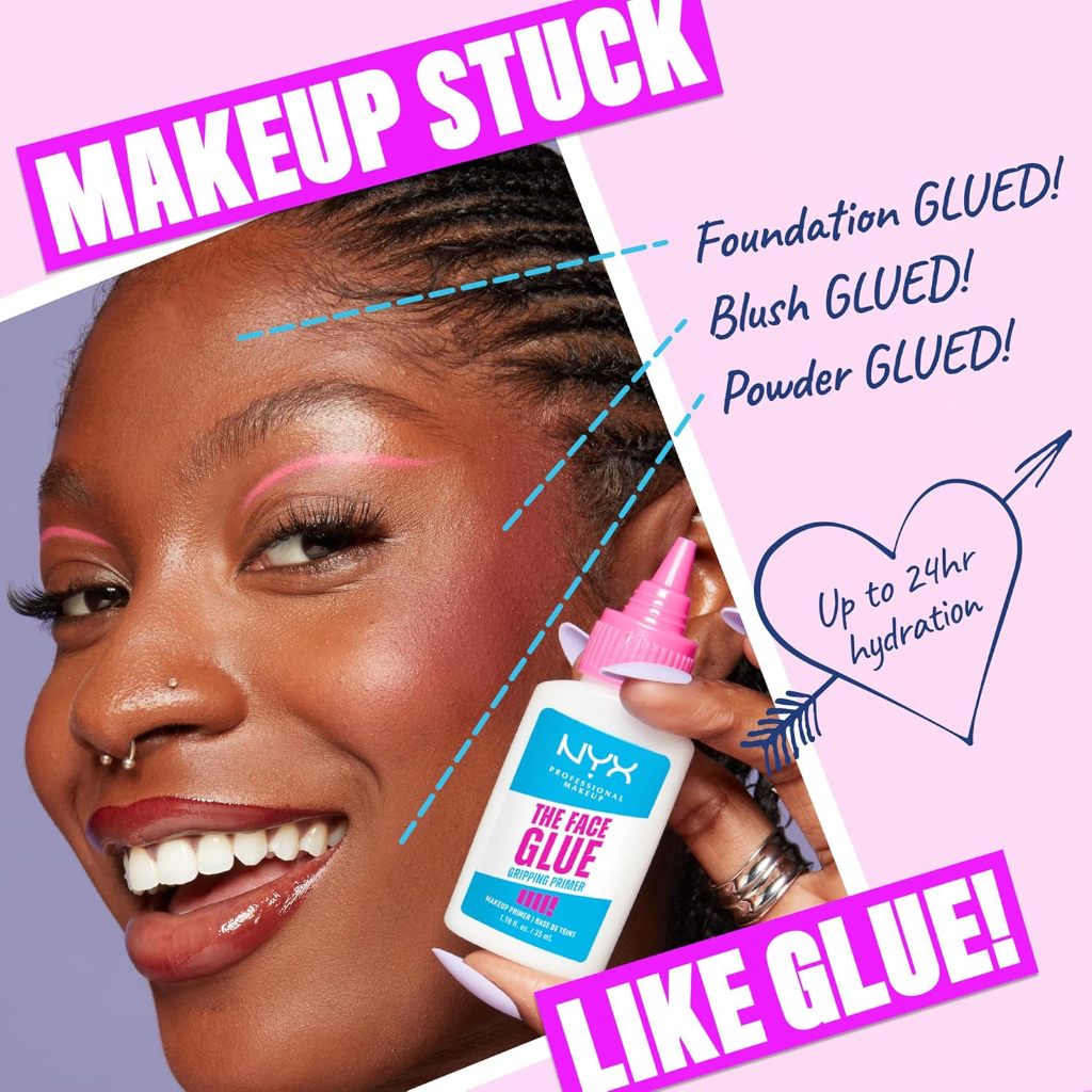 NYX The Face Glue Gripping Primer 35ml | Up to 24Hr Hydrating Face Primer