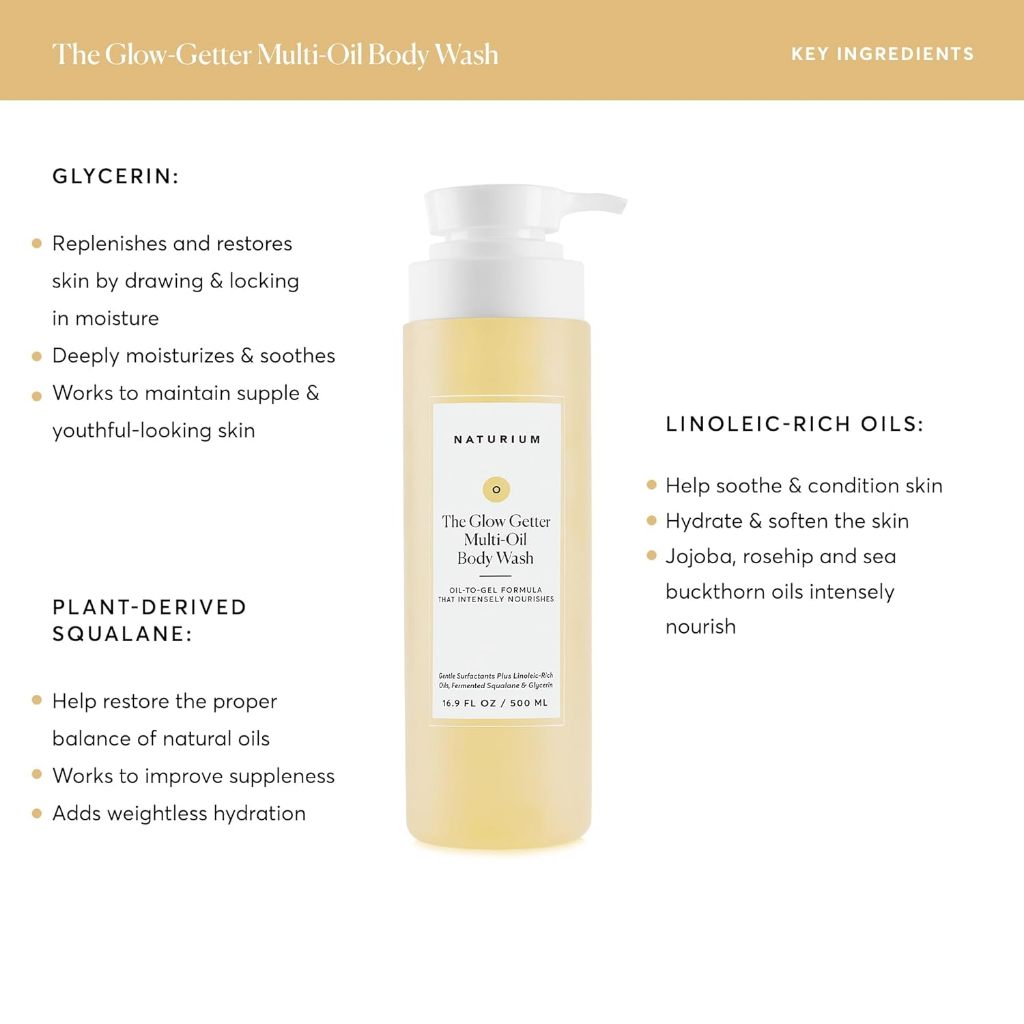 Naturium The Glow Getter Multi- Oil Body Wash 500ml