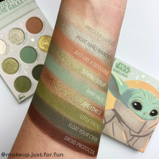 Colourpop x Star Wars Mandalorian Collection | 9 Pan Pressed Eyeshadow Palette