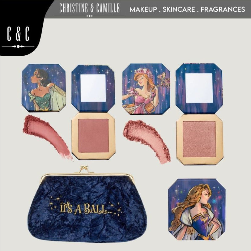 Colourpop x Disney Masquerade Highighter & Blush pressed powder It's a ball pouch