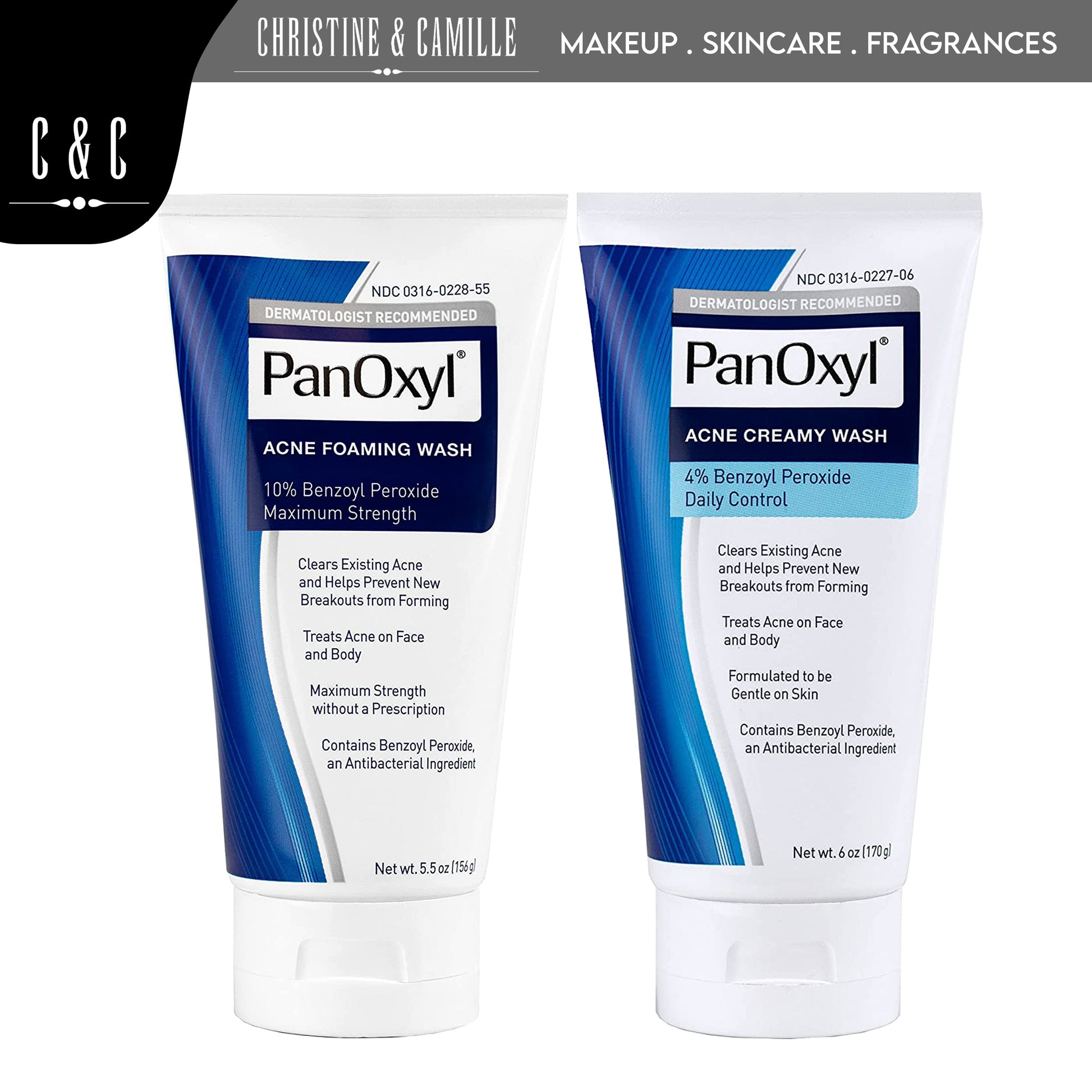 Panoxyl Acne Foaming Wash | Variations Posted | 10% Maximum Strength | 4% Daily Control