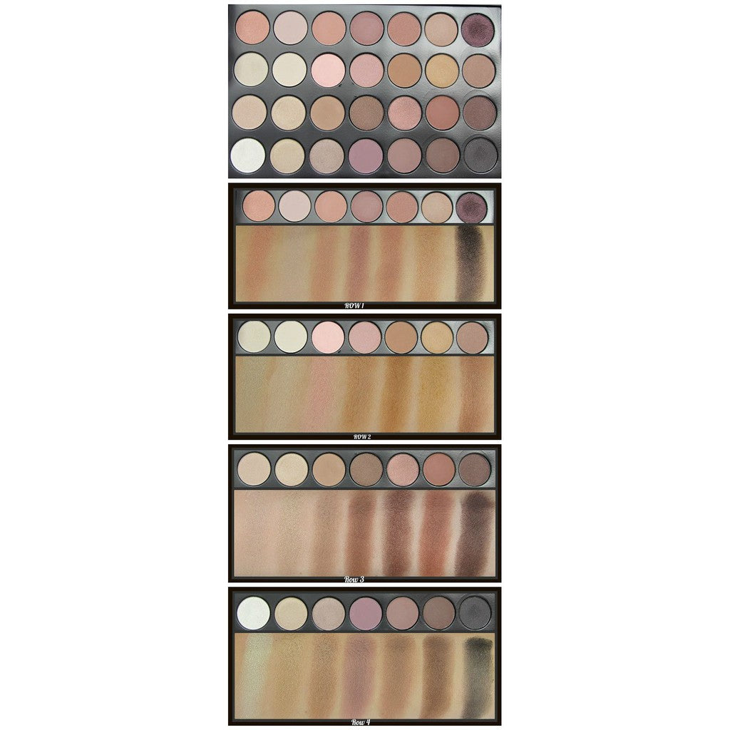 BH Cosmetics Neutral Eyes 28 Color Pressed Eyeshadow Palette