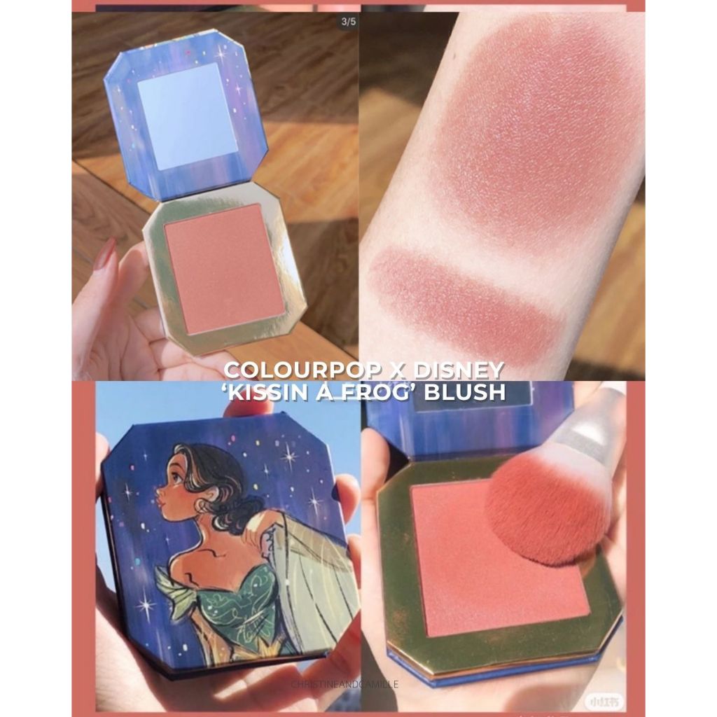 Colourpop x Disney Masquerade Highighter & Blush pressed powder It's a ball pouch