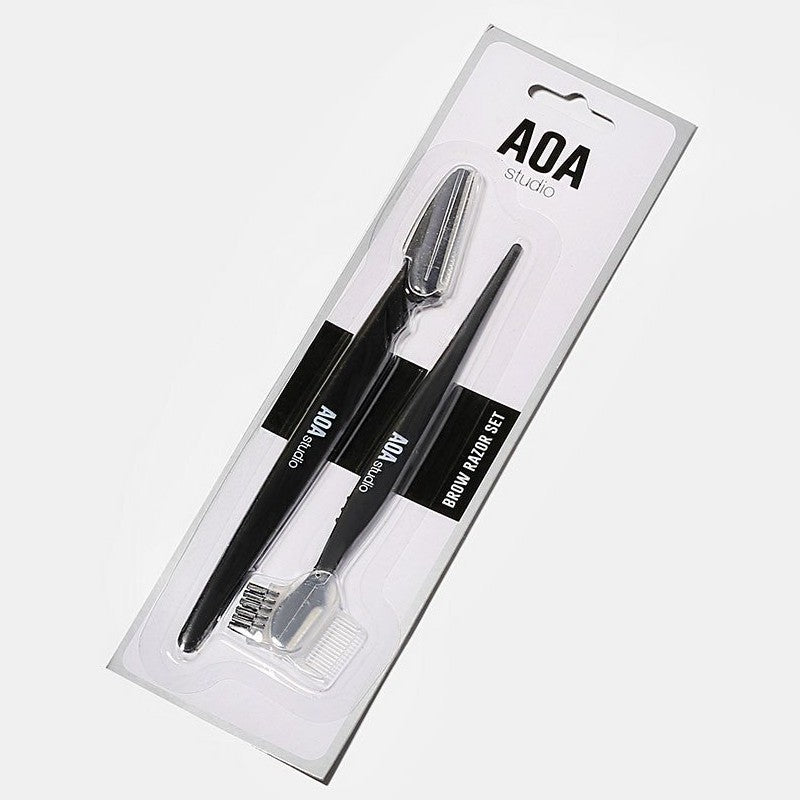 AOA 2-Piece Eyebrow RAZOR Set