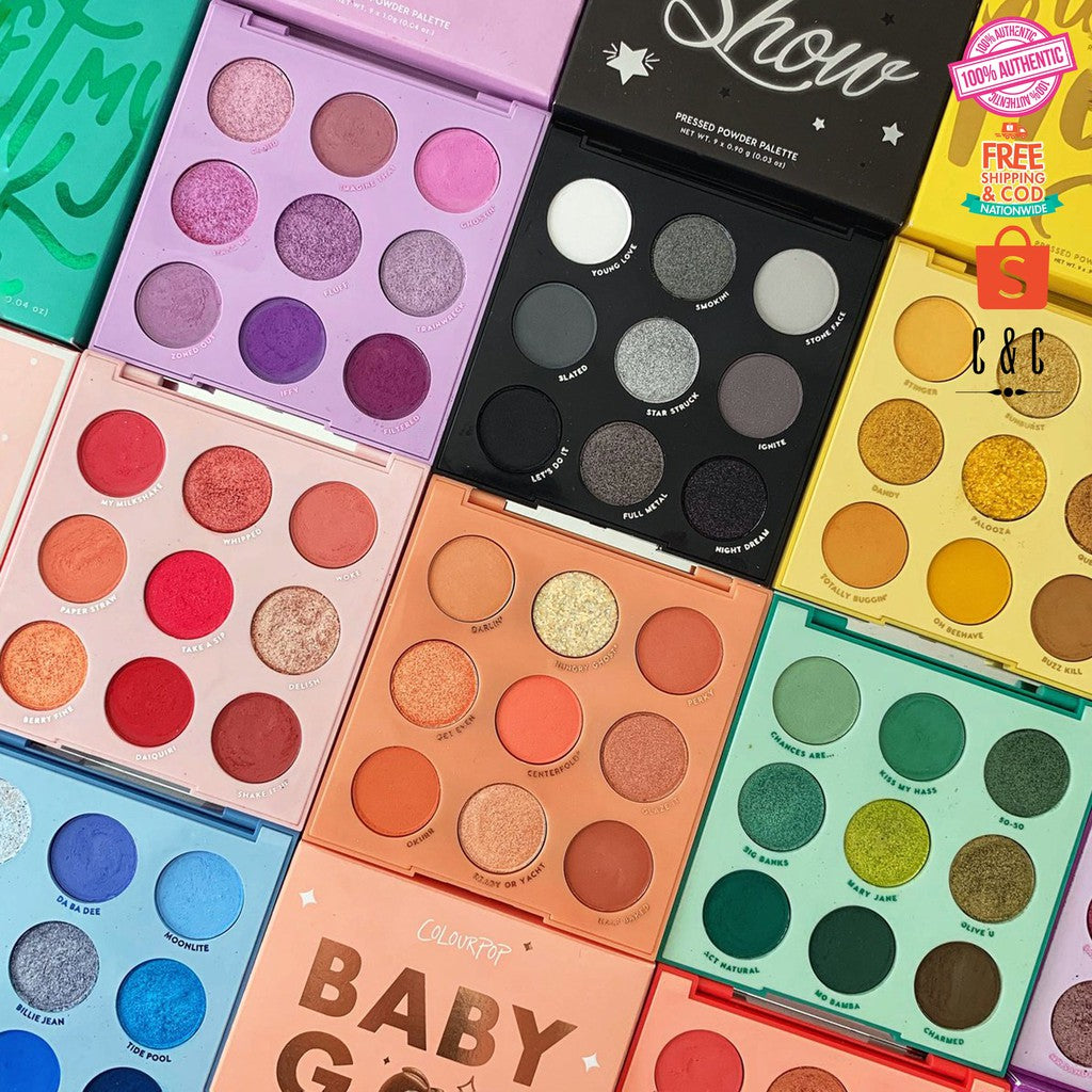 Colourpop 9 Pan Pressed Eyeshadow Palette