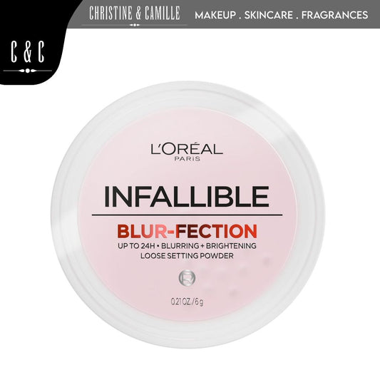 L'oreal Blur-Fection Loose Setting Powder 6g PINK