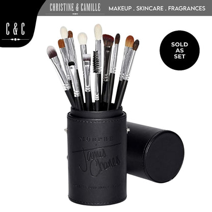 Morphe x James Charles Eye Brush Set | 13-Pc Full Sized Eye Brush Set