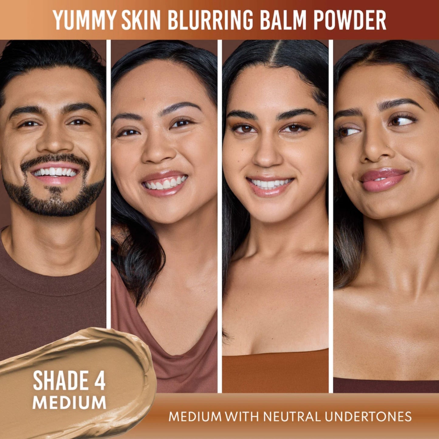 Danessa Myricks Yummy Skin Blurring Balm Powder 18g 4 - MED w NEUTRAL