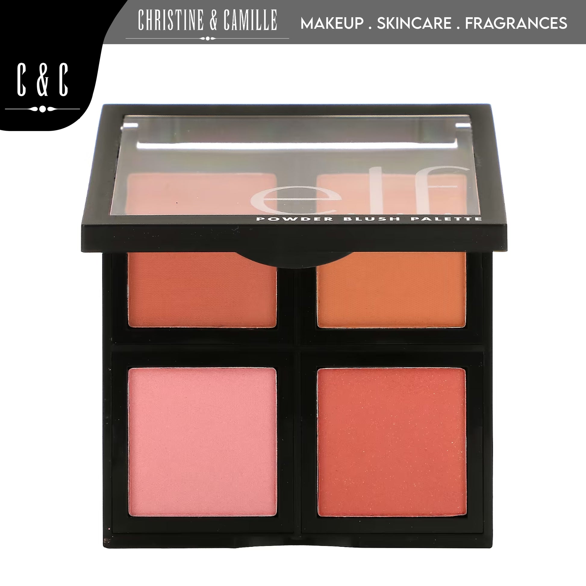 ELF 4 Pan Pressed Powder Blush Palette 13.6g LIGHT