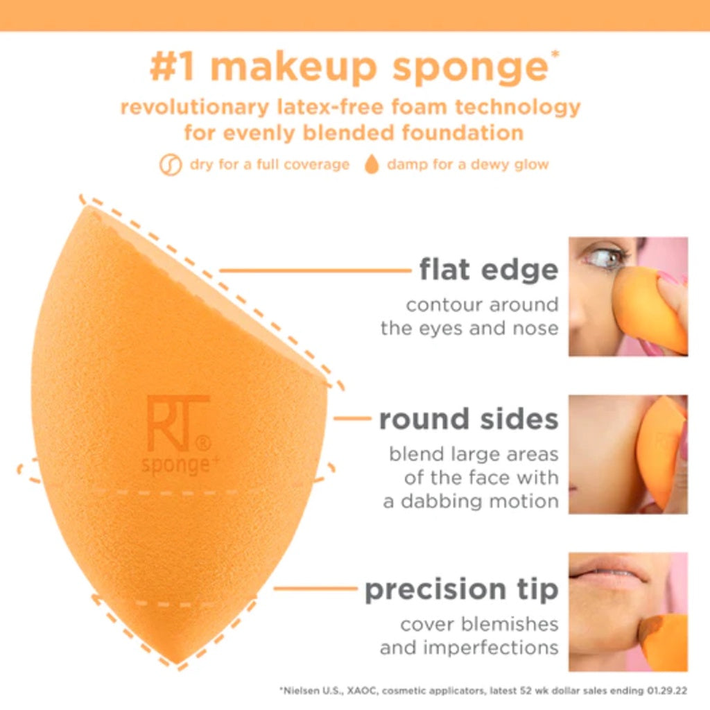 Real Techniques 4-PC Miracle Complexion Sponge
