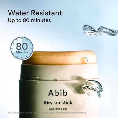 Abib Airy Sunstick Smoothing Bar SPF50 23g EXP 01.27 | Non-Sticky Semi-Matte Finish