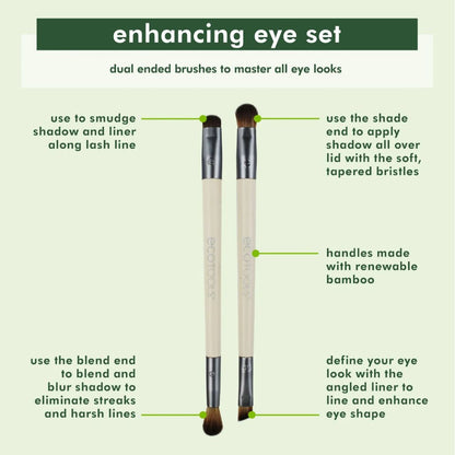EcoTools EYE ENHANCING DUO Brush Set