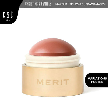 Merit Flush Balm Cheek Color Blush 9g | Lightweight & Blendable Satin Finish