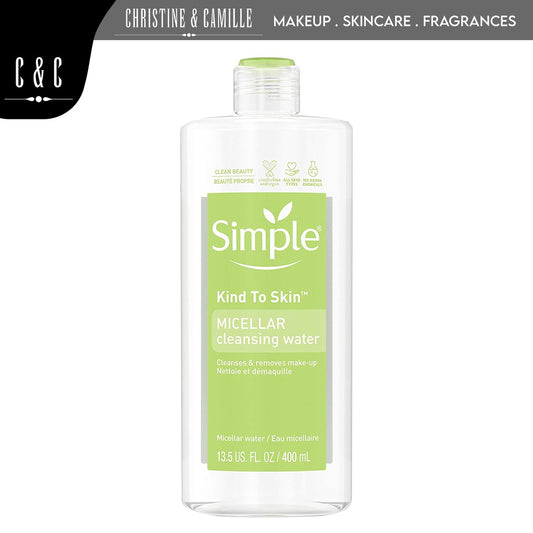 Simple Kind to Skin Micellar Cleansing Water 400ml | For All Skin Types