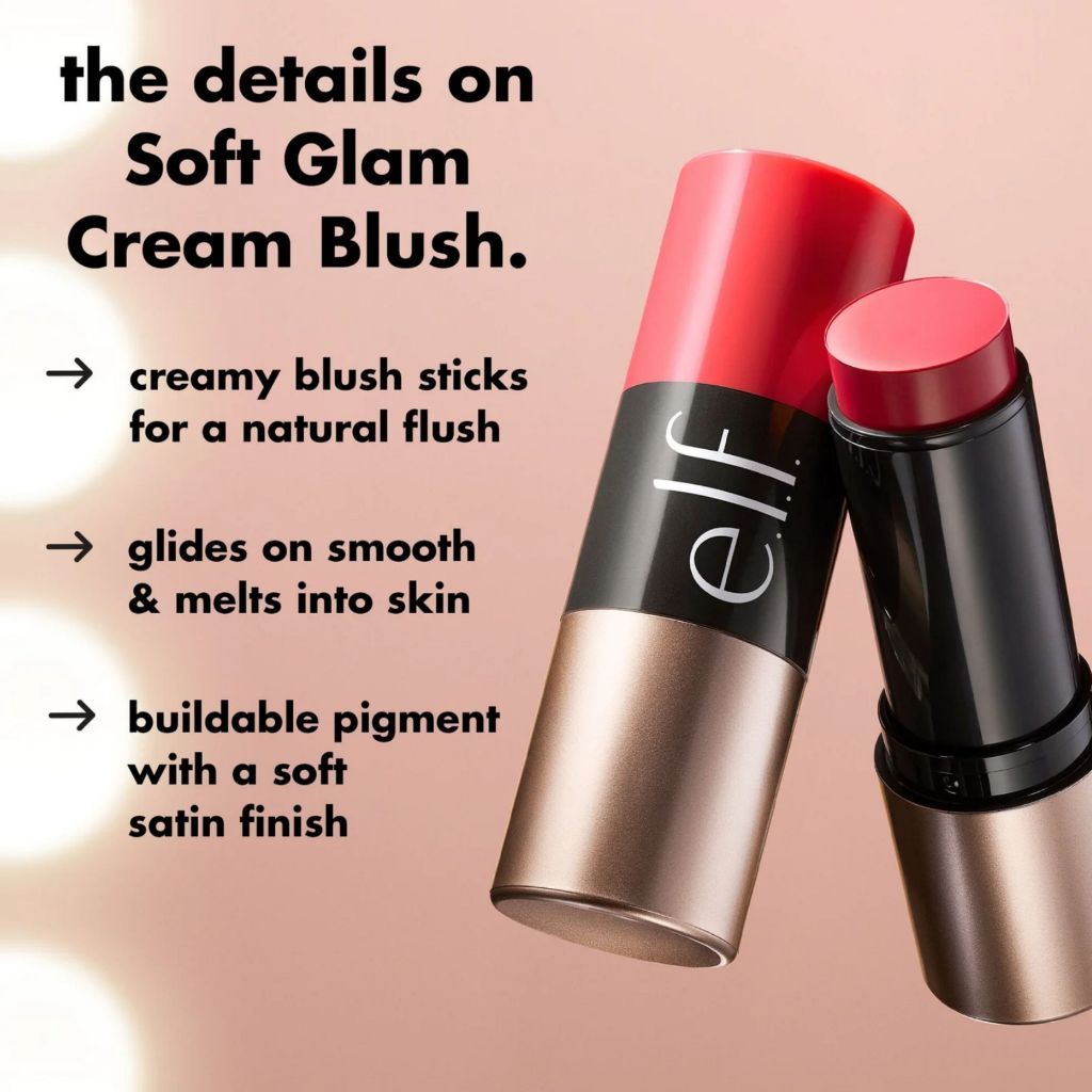 ELF Soft Glam Cream Blush Stick 9g