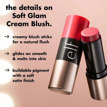 ELF Soft Glam Cream Blush Stick 9g