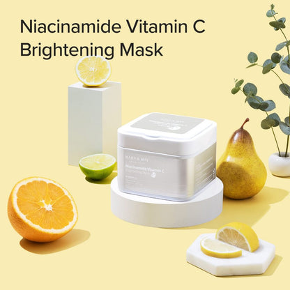 Mary & May Niacinamide Vitamin C Brightening Mask EXP 01.27 | 30 Daily Mask Sheet
