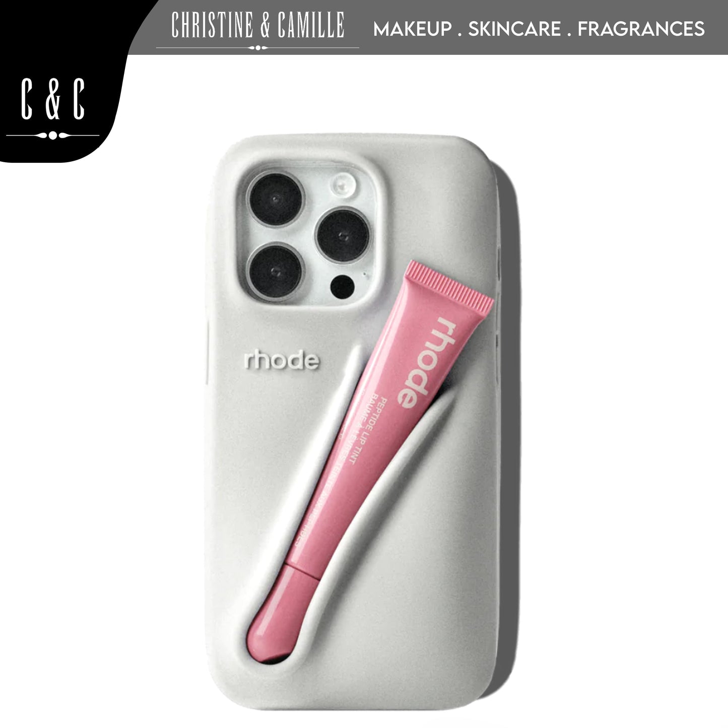 Rhode Lip Case | Silicone Phone Case with Lip case