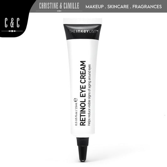 The Inkey List Retinol Eye Cream 15ml | Targets Fine Lines & Wrinkles