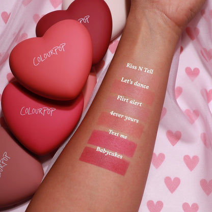 On Hand Colourpop Pressed Powder Heart Blush 4.45g | Mirror Included | Soft + Buildable
