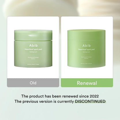 Abib Heartleaf Spot Pad Calming Touch EXP 09.26 | 80 Toner Pads Gently Exfoliates & Calms Skin