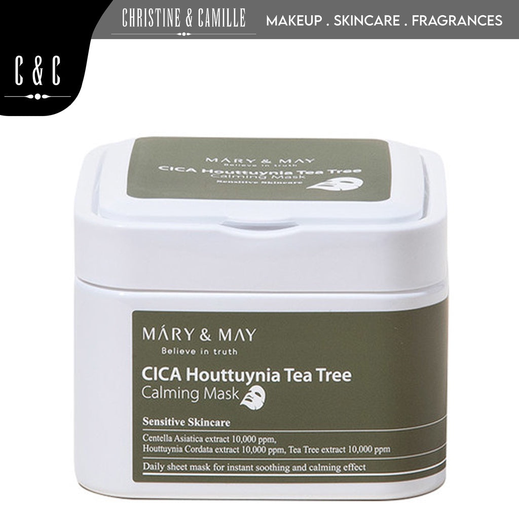 Mary & May Cica Houttuynia Tea Tree Calming Mask EXP 12.26 | 30 Daily Mask Sheet