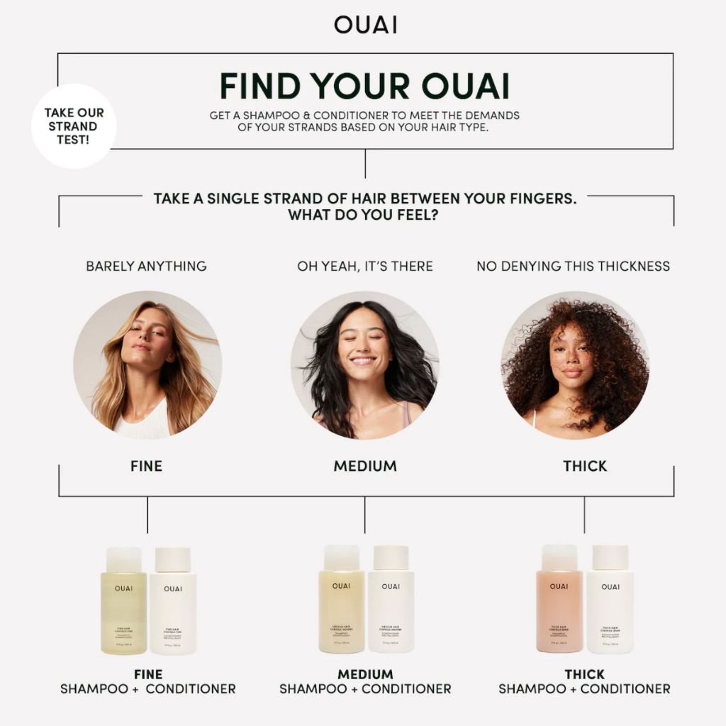 Ouai Shampoo & Conditioner 10ml | Sachet Size