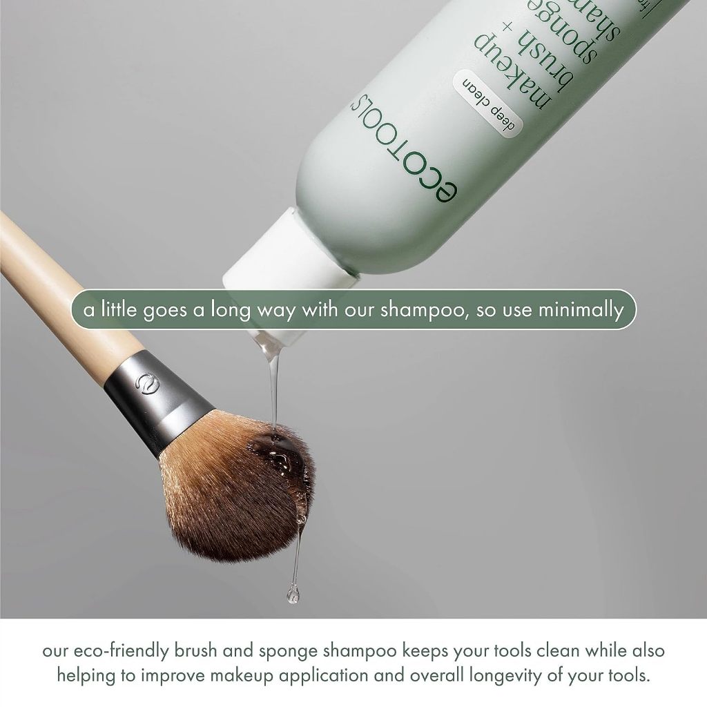 Ecotools Makeup Brush + Sponge Shampoo 177ml