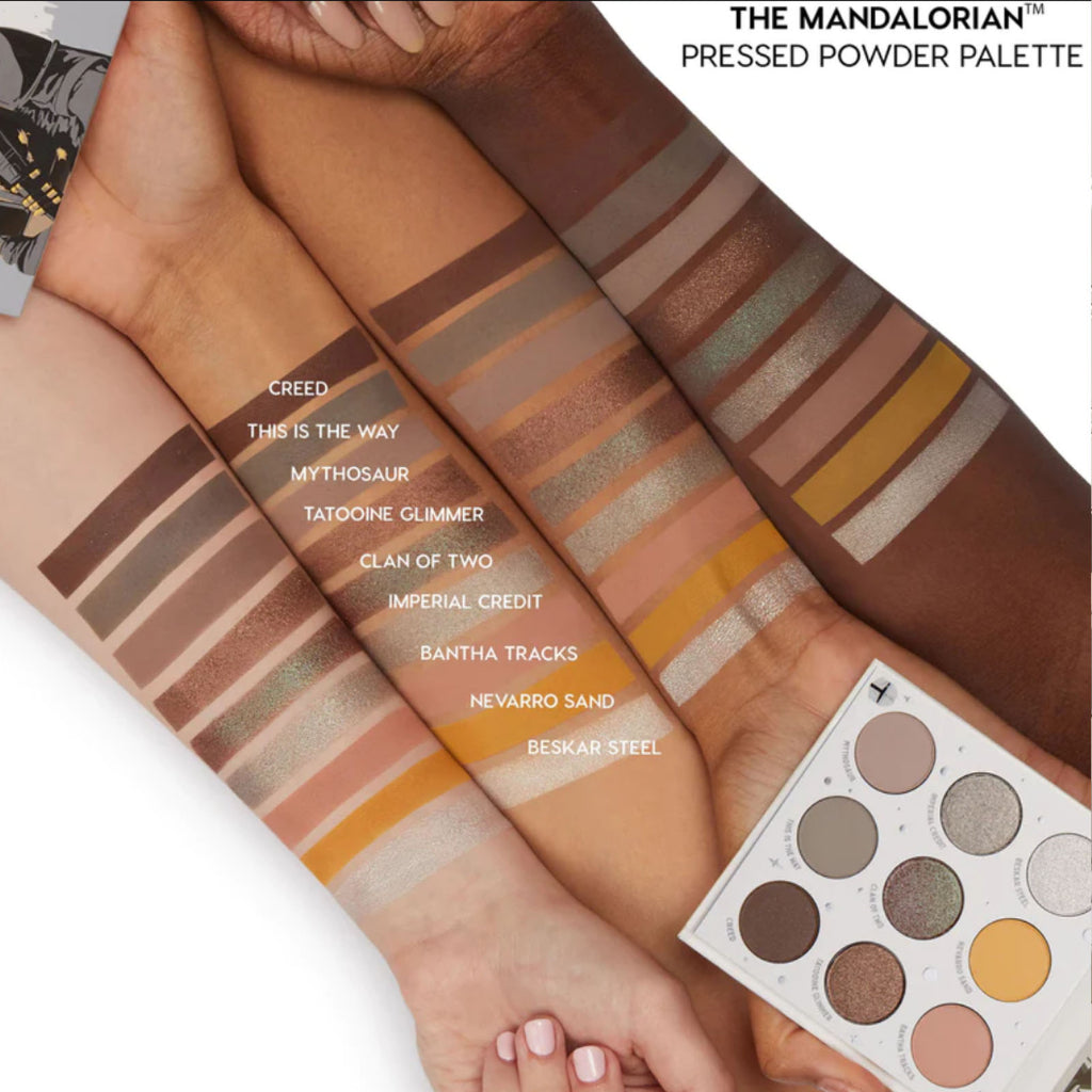 Colourpop x Star Wars Mandalorian Collection | 9 Pan Pressed Eyeshadow Palette