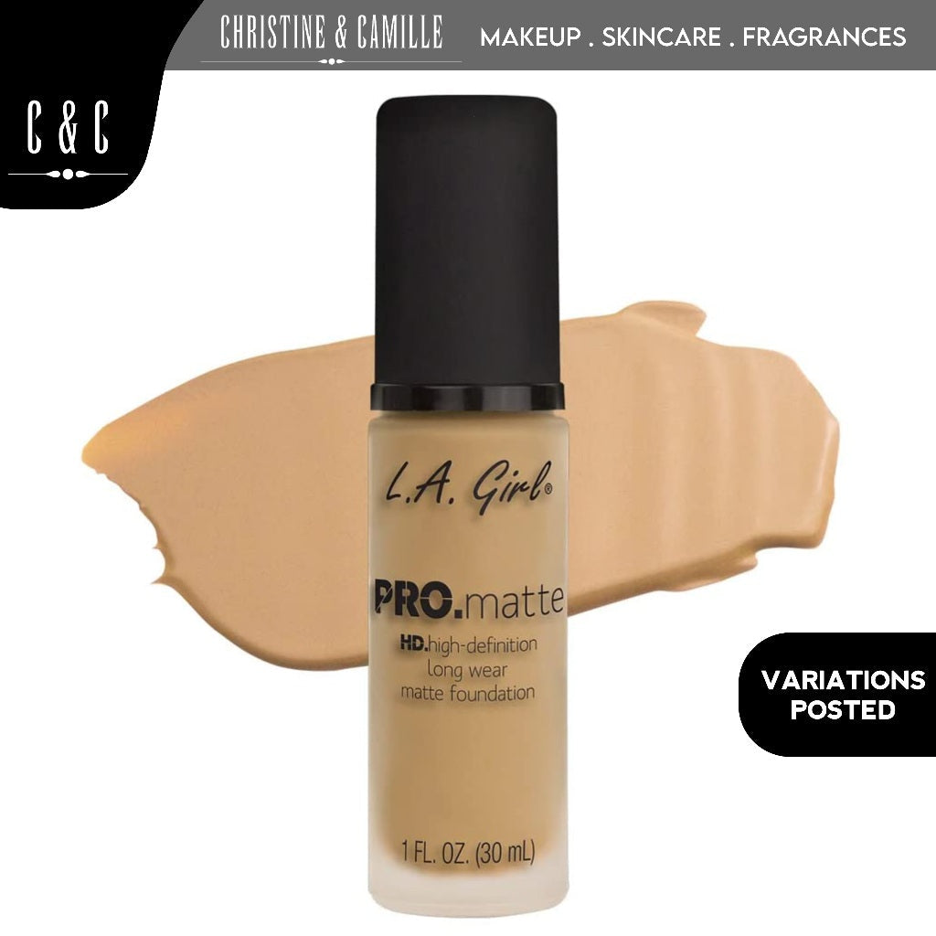LA Girl Pro Matte Foundation 30ml | Shine-Free Suede-Like Finish