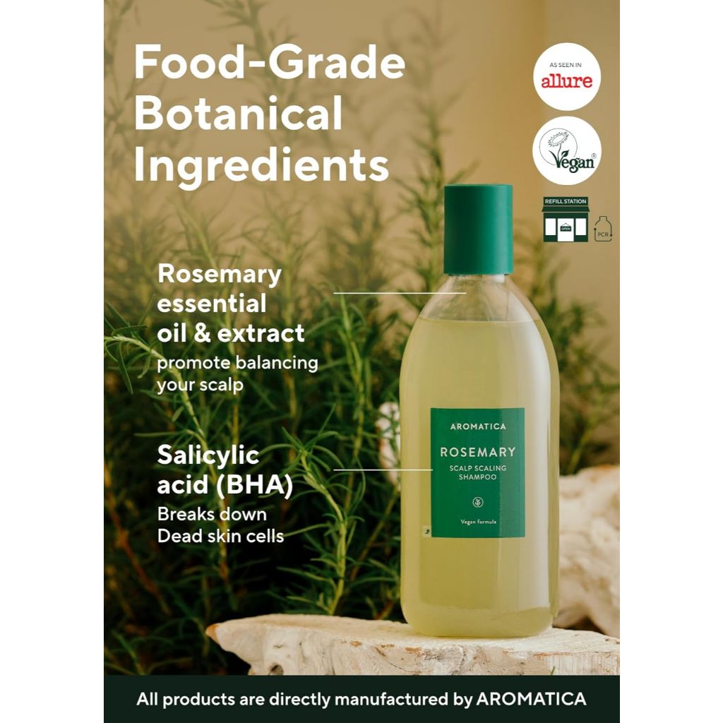 Aromatica Rosemary Scalp Scaling Shampoo