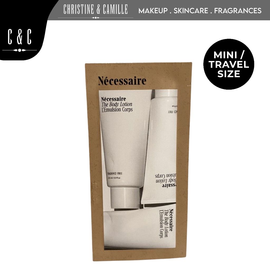 Necessaire The Body Lotion 10ml FRAGRANCE FREE | Travel Size Sachet